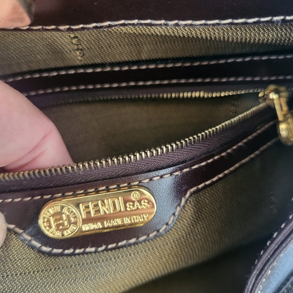 Authentic Fendi Monogram FF Zucca Shopper Tote - Picture 8 of 13